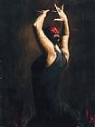 Fabian Perez Flamenco IV painting
